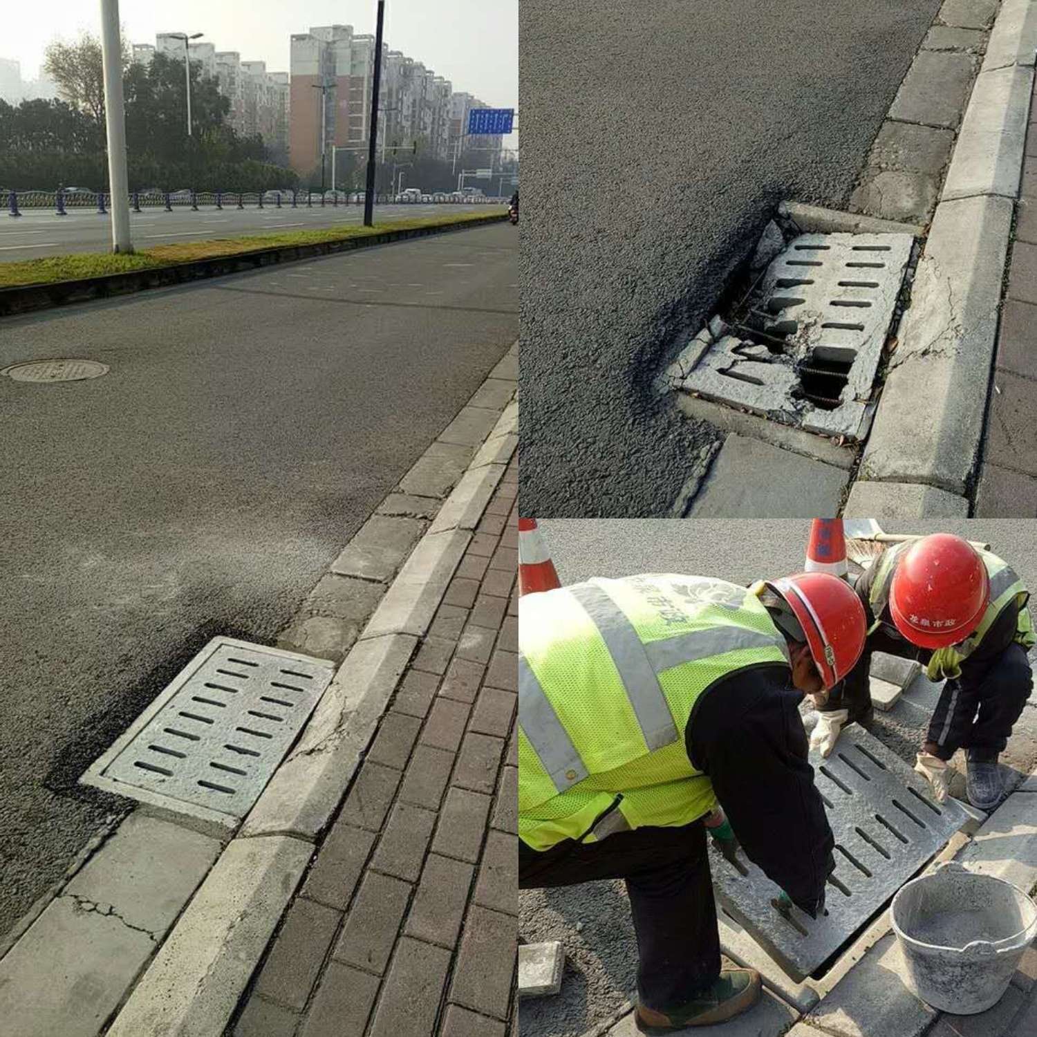 市政雨水管径如何计算_市政雨水管道施工图片_市政道路雨水口