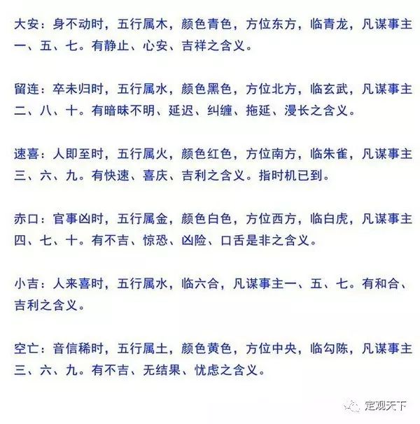 六壬课推算法_小六壬掐指算法_六壬掌算法