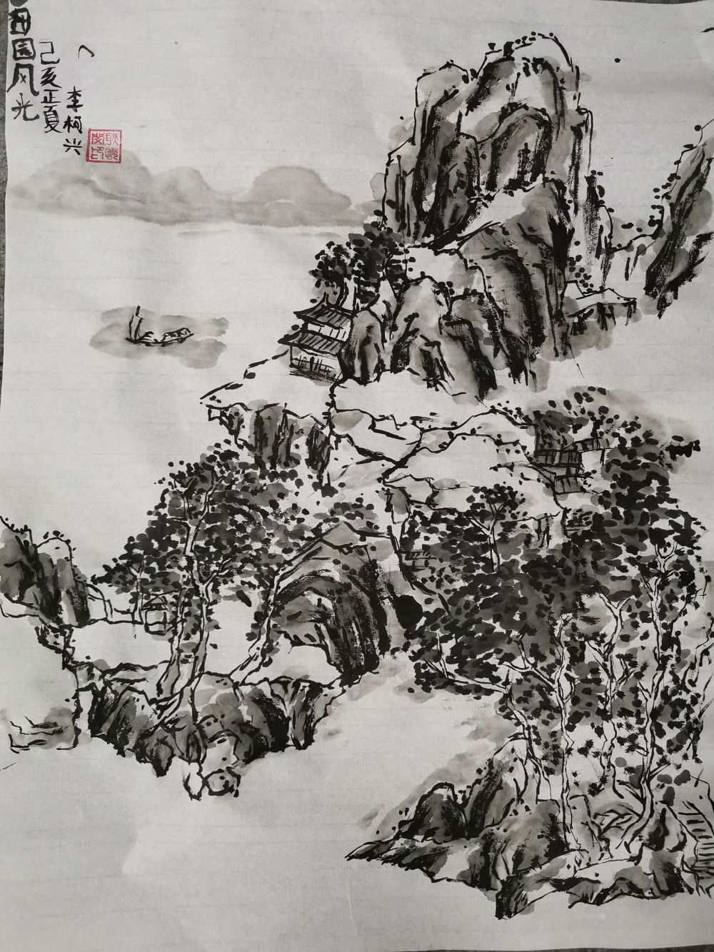 湖北山水画名家_湖北山水画著名画家_名家湖北山水画作品欣赏